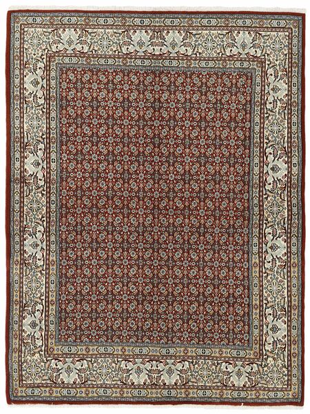  Persian Moud Mahi Rug 148X198 Brown/Black (Wool, Persia/Iran)