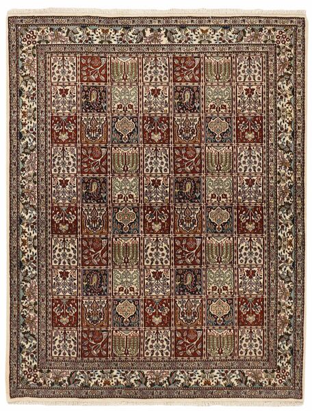 絨毯 オリエンタル ムード Garden 149X193 茶色/ブラック (ウール, ペルシャ/イラン)