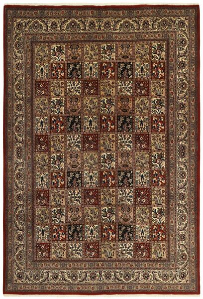 192X290 絨毯 ムード Garden オリエンタル 茶色/ブラック (ウール, ペルシャ/イラン)