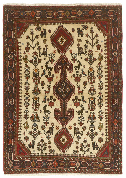絨毯 アバデ 105X150 ブラック/茶色 (ウール, ペルシャ/イラン)