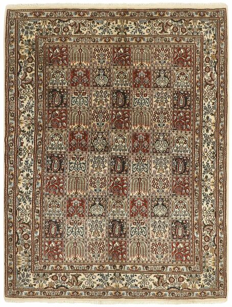 絨毯 ペルシャ ムード Garden 150X203 茶色/ブラック (ウール, ペルシャ/イラン)