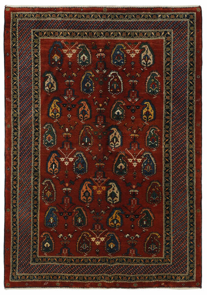 絨毯 ペルシャ Kashkuli 165X245 ブラック/茶色 (ウール, ペルシャ/イラン)