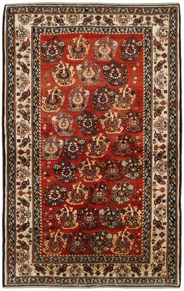 167X266 Kashkuli Vloerkleed Modern Zwart/Bruin (Wol, Perzië/Iran)
