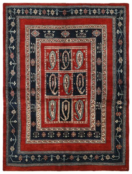  Kashkuli Rug 168X230 Persian Wool Black/Dark Red