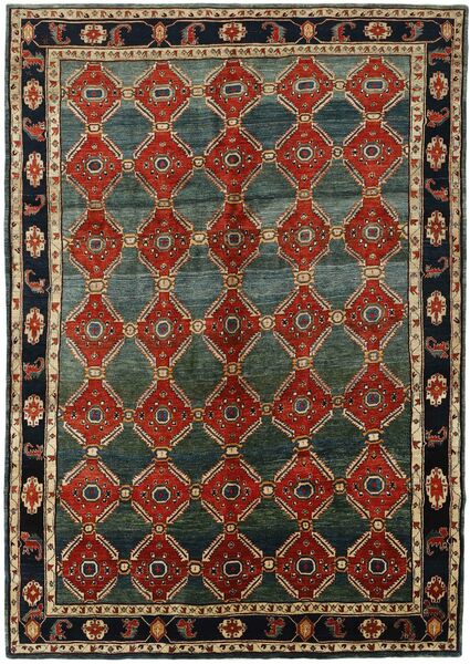  Persian Kashkuli Rug 215X308 Black/Brown (Wool, Persia/Iran)