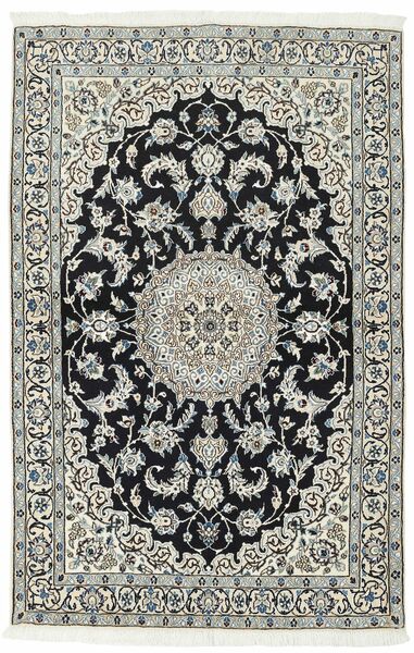  Persischer Nain 9 La Teppich 116X174 Schwarz/Grün (Wolle, Persien/Iran)