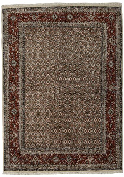 絨毯 ムード Mahi 170X240 茶色/ブラック (ウール, ペルシャ/イラン)