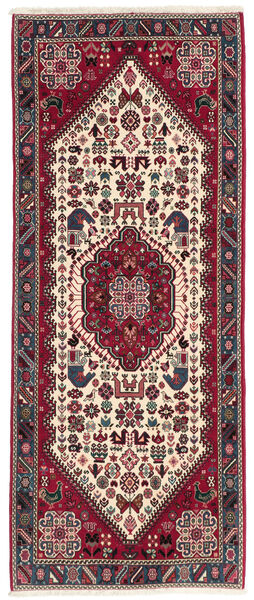  Oriental Qashqai Rug 85X208 Runner
 Dark Red/Black Wool, Persia/Iran