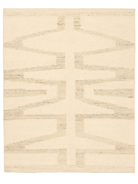 244X305 Kelim Berber Teppich Moderner Beige/Orange (Wolle, Indien) Carpetvista