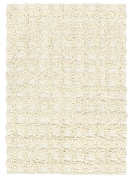  200X300 Shaggy Rug Henrix - Cream White Wool