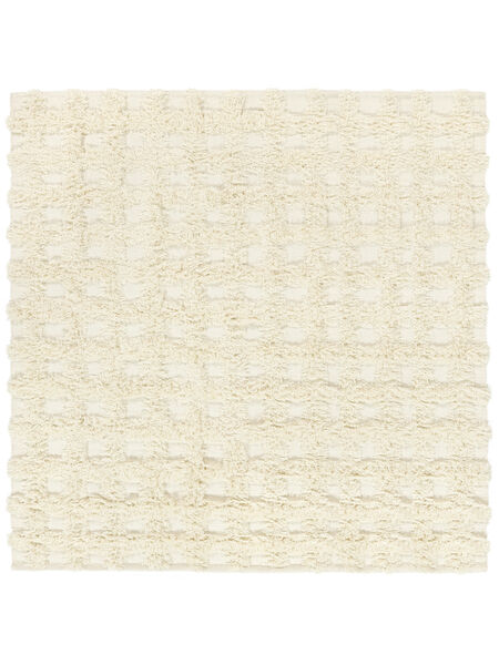  Shaggy Rug Wool 240X240 Henrix Cream White Square Large