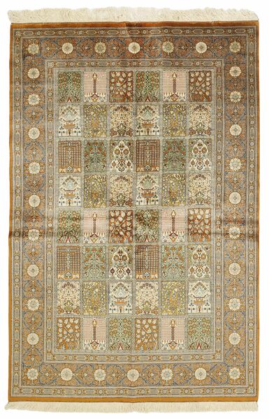 絨毯 オリエンタル クム シルク 134X202 (絹, ペルシャ/イラン)