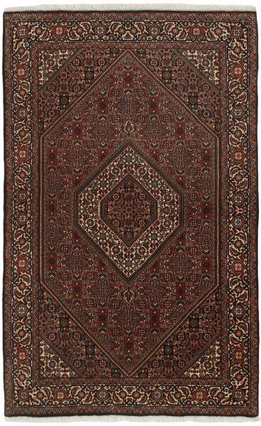 絨毯 ビジャー Zandjan 111X185 ブラック/茶色 (ウール, ペルシャ/イラン)