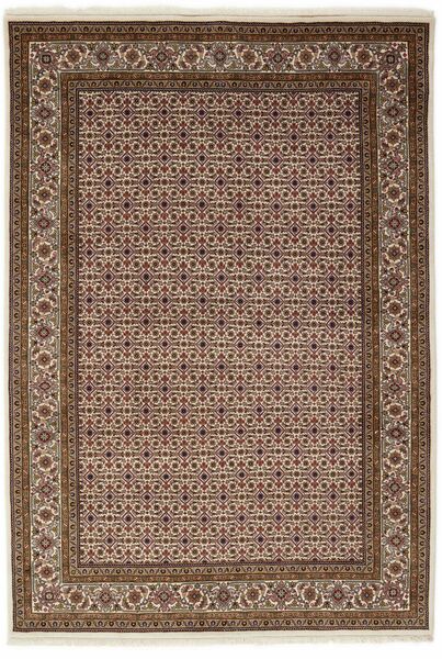 175X247 絨毯 オリエンタル タブリーズ Indi 茶色/ブラック (ウール, インド)
