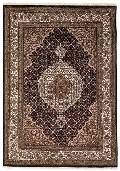 絨毯 オリエンタル タブリーズ Indi 169X240 茶色/ブラック (ウール, インド)
