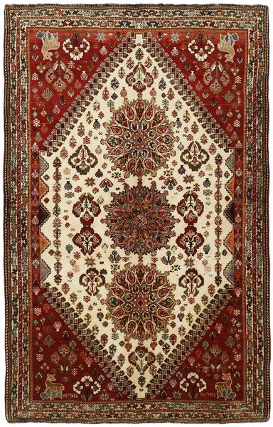  Kashghai Rug 179X282 Persian Wool Black/Brown