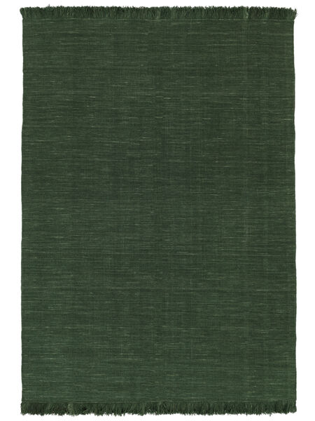 Zandra Kelim 170X240 Forest Green Rug