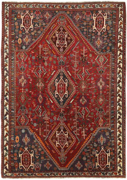  180X260 Medaillon Kashghai Teppich Wolle