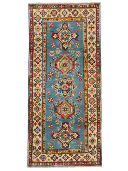  Kazak Fine Rug 88X208 Wool Brown/Dark Blue Small Carpetvista