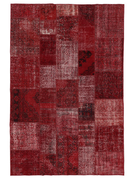 絨毯 Patchwork - Turkiet 200X300 ダークレッド/ブラック (ウール, トルコ)