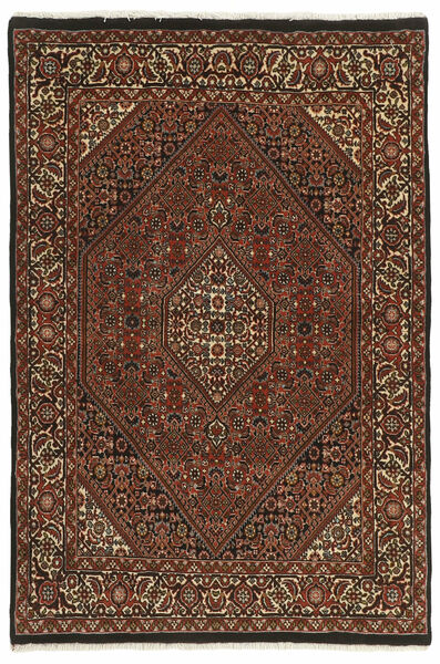  Orientalisk Bidjar Zandjan Matta 112X173 Svart/Brun Ull, Persien/Iran