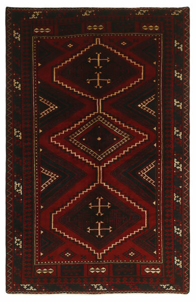 絨毯 ペルシャ ロリ 179X278 ブラック/茶色 (ウール, ペルシャ/イラン)