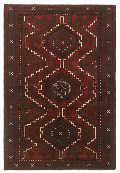 168X260 絨毯 ロリ オリエンタル ブラック/ダークレッド (ウール, ペルシャ/イラン)