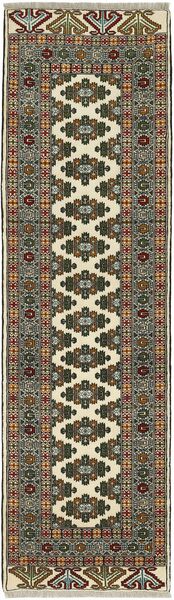 絨毯 ペルシャ Torkaman Fine 86X299 廊下 カーペット 茶色/ブラック (ウール, ペルシャ/イラン)