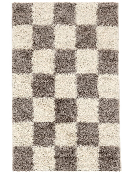  100X160 Shaggy Rug Small Chessie - Greige/Off White