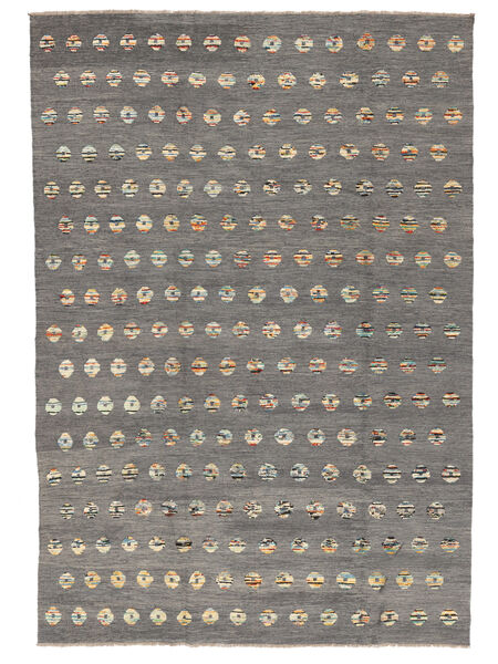 208X301 Tapete Kilim Nimbaft Moderno Castanho/Amarelo Escuro (Lã, Afeganistão) Carpetvista