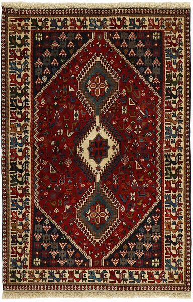  102X153 Medaillon Klein Yalameh Teppich Wolle