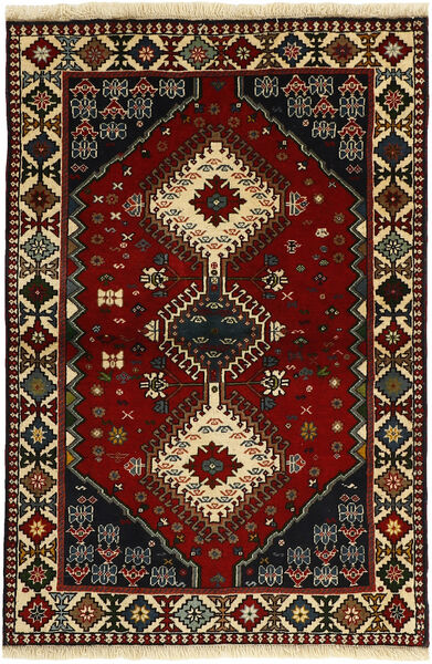  100X148 Medaillon Klein Yalameh Teppich Wolle