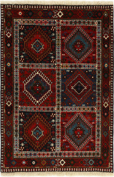  100X150 Medaillon Klein Yalameh Teppich Wolle