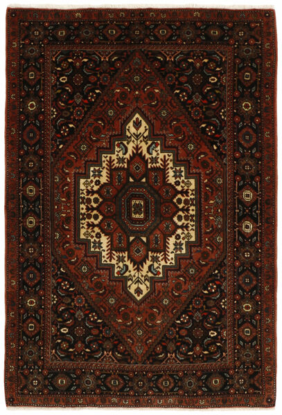  108X157 Gholtogh Vloerkleed Zwart/Bruin Perzië/Iran