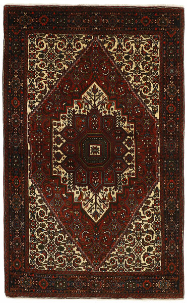  102X158 Gholtogh Vloerkleed Zwart/Oranje Perzië/Iran