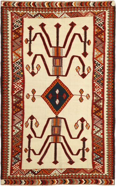  Persisk Kelim Vintage Matta 184X304 Mörkröd/Orange (Ull, Persien/Iran)