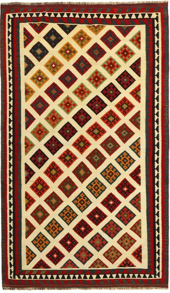  Persischer Kelim Vintage Teppich 166X296 Läufer Schwarz/Dunkelrot (Wolle, Persien/Iran)