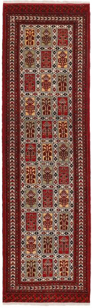  Turkaman Rug 85X293 Persian Wool Dark Red/Black Small
