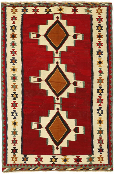 148X238 Koberec Kelim Vintage Orientální Tmavě Červená/Žlutá (Vlna, Persie/Írán)
