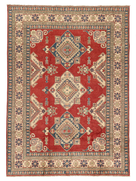  Itämainen Kazak Fine Matot Matto 198X280 Ruskea/Tummanpunainen Villa, Afganistan Carpetvista