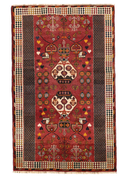 Qashqai Fine Rug 132X210 Dark Red/Black Wool, Persia/Iran Carpetvista