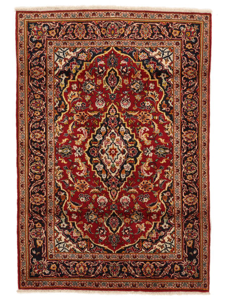 Alfombra Keshan Fine 110X160 Negro/Rojo Oscuro (Lana, Persia/Irán