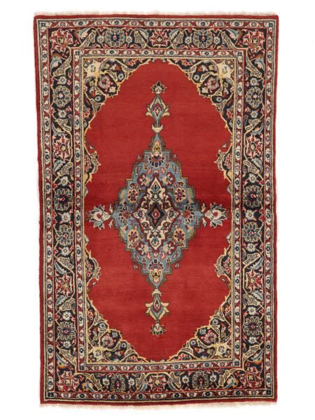  Orientalischer Hamadan Teppich 96X158 Dunkelrot/Braun Wolle, Persien/Iran Carpetvista