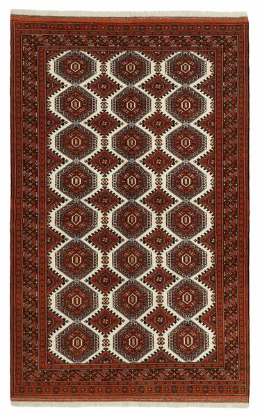  Turkaman Rug 153X248 Persian Wool Black/Dark Red Small