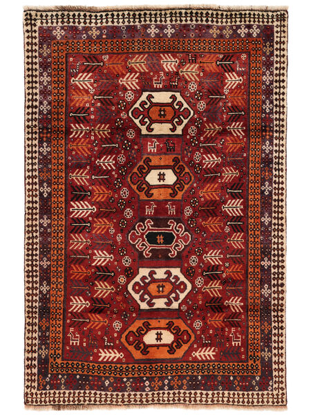  Qashqai Fine 115X173 Perzsa Gyapjúszőnyeg Fekete/Sötétpiros Kicsi Carpetvista