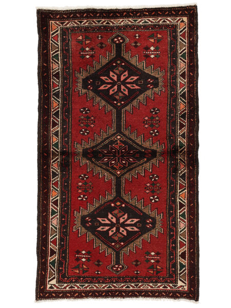  85X155 Medallion Small Hamadan Rug Wool, Carpetvista