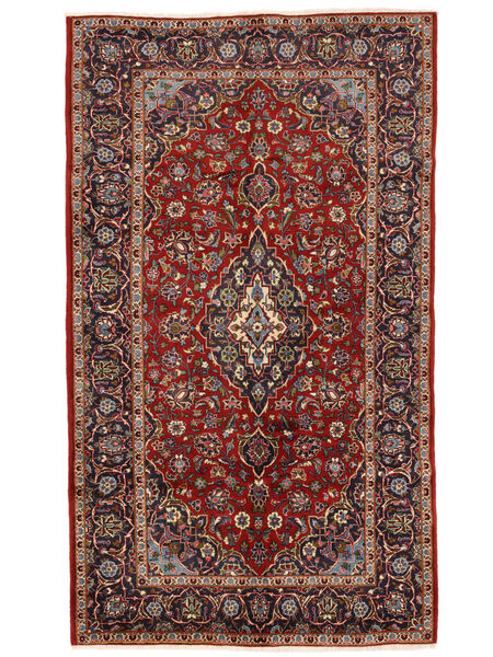 Keshan Fine Matta 150X255 Mörkröd/Svart Ull, Persien/Iran Carpetvista