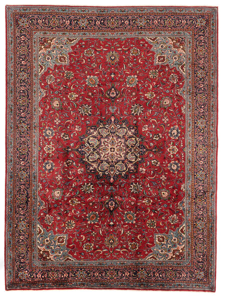 Sarough Teppe 230X305 Mørk Rød/Svart Ull, Persia/Iran Carpetvista