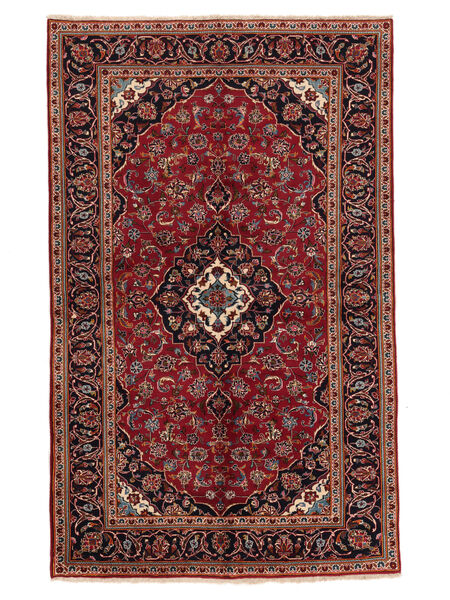 絨毯 オリエンタル カシャン Fine 150X247 ダークレッド/ブラック (ウール, ペルシャ/イラン)