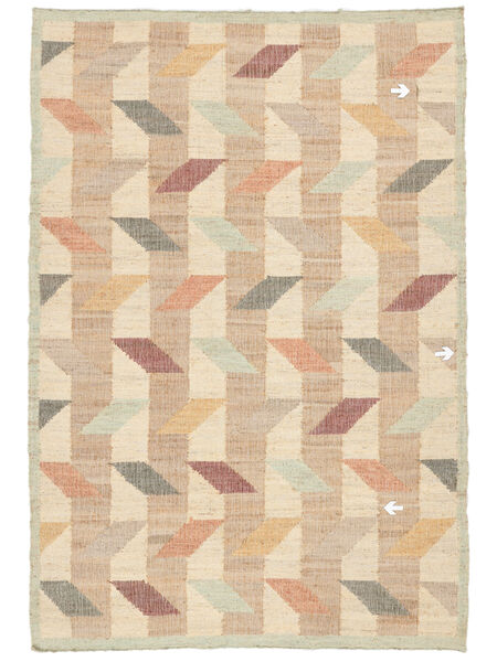  Flakes Jute Rug 200X300 Orange/Beige Carpetvista